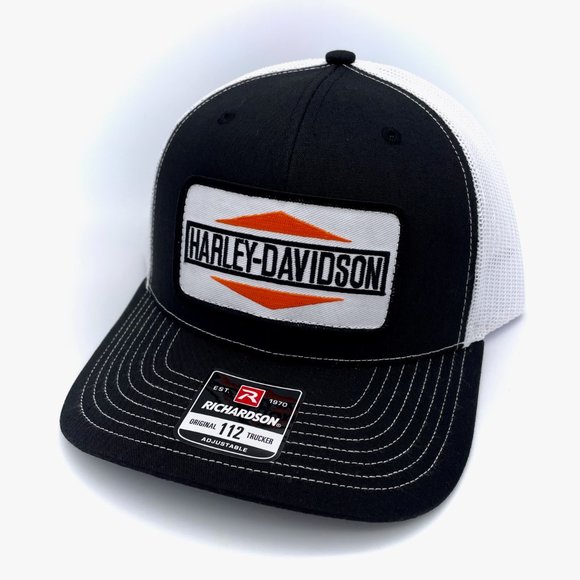 Harley Davidson Motorcycles Patch Hat - Richardson 112 - Picture 6 of 8